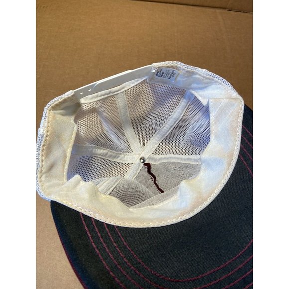 Drag Racing Vintage Style Red White Trucker Cap Hat Challenger Caps One Size - Picture 3 of 5